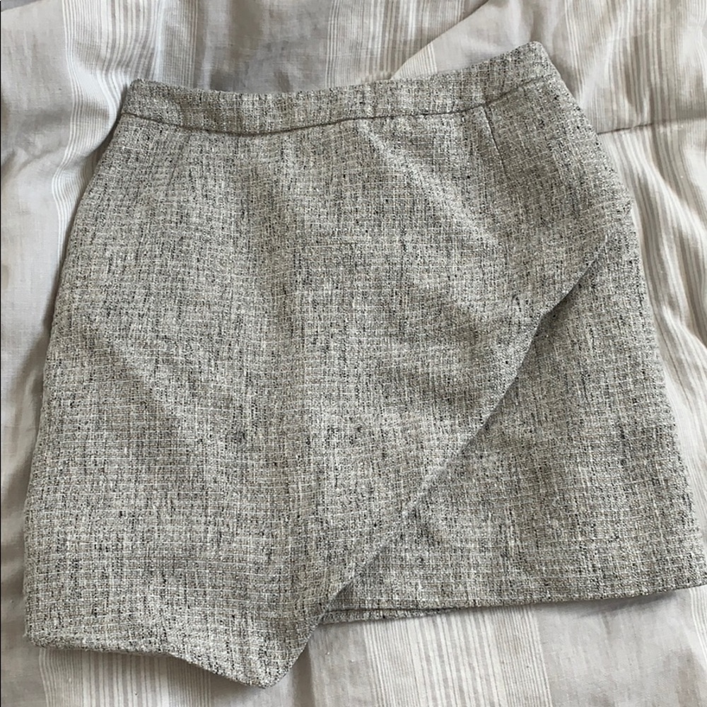 H&M shiny tweed mini